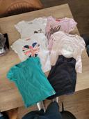 Lot tee shirt fille