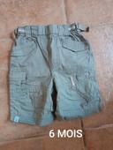 Short garçon enfant 6 mois