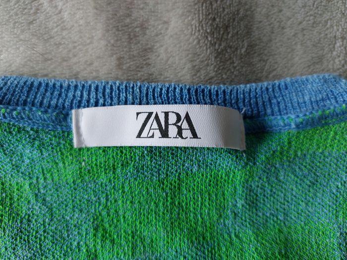 Robe Zara vert et bleu S/M - photo numéro 3