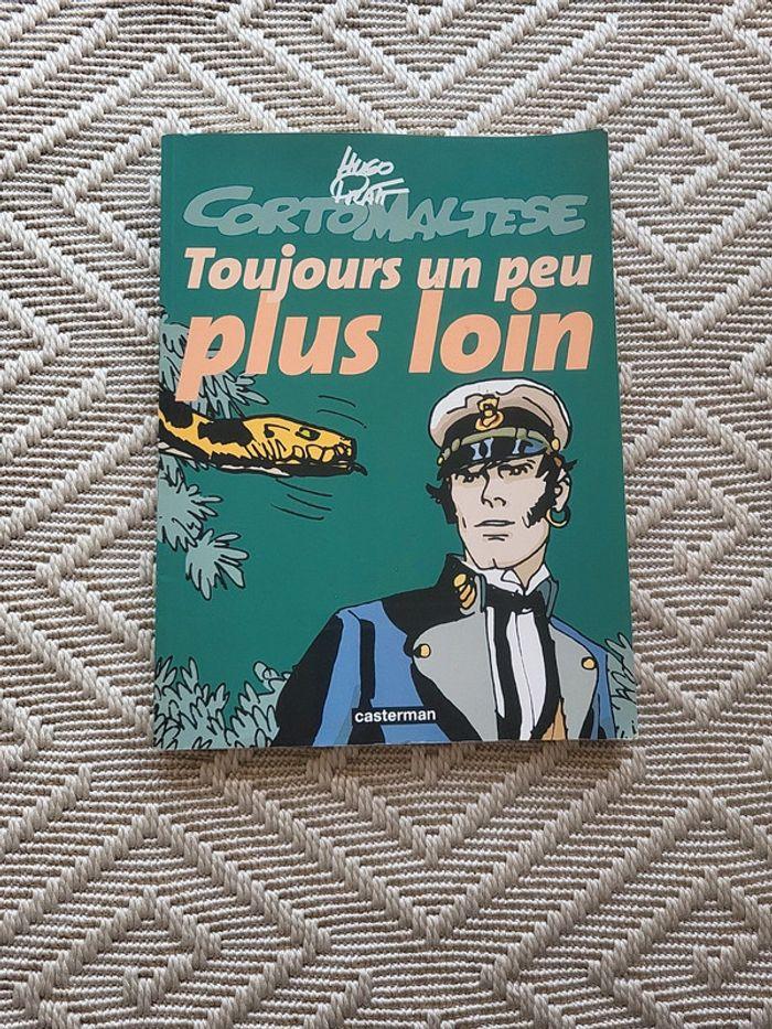 Livre Cortomaltese " Toujours un peut plus loin" de Hugo Pratt - photo numéro 1