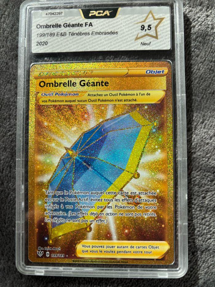 Carte Pokémon Dresseur Ombrelle Geante PCA 9.5