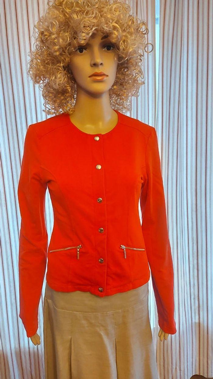 Veste rouge Fornarina S 95%coton 5%elastane - photo numéro 6