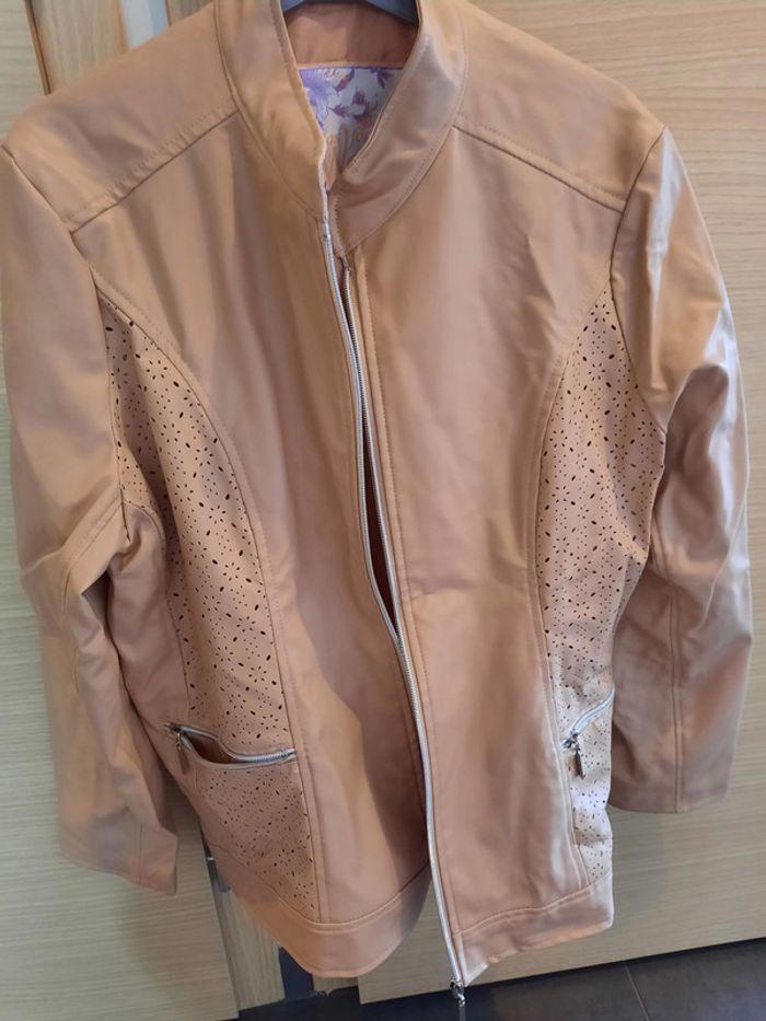 Veste simili cuir - photo numéro 1