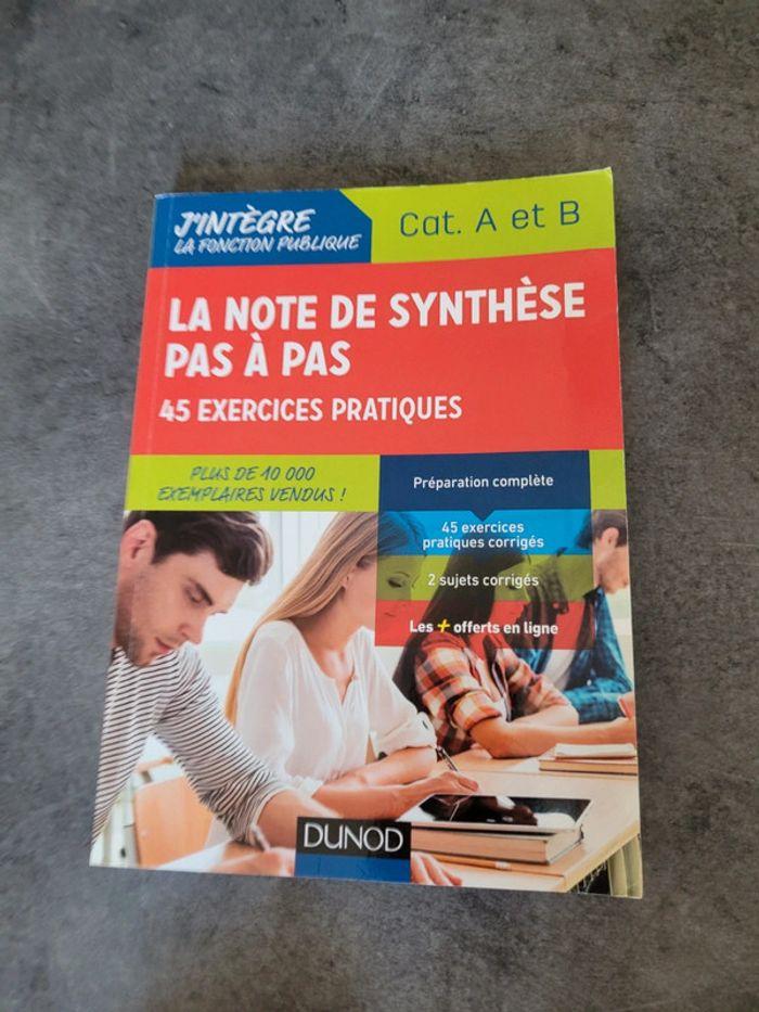 La note de synthèse pas à pas