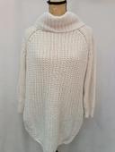 Pull tricot blanc taille S