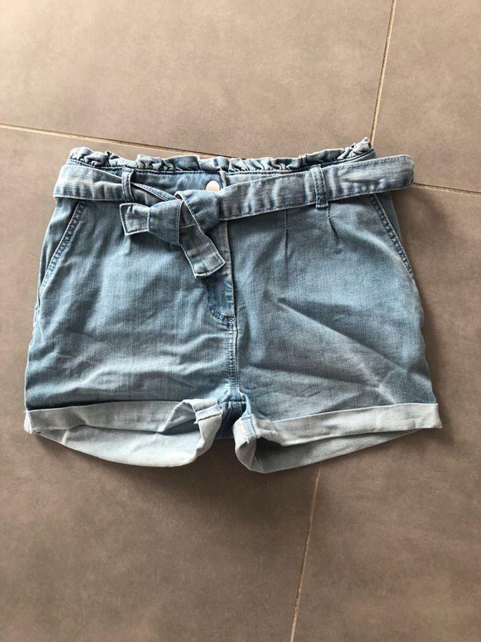 short  en jean's pour fille - photo numéro 1