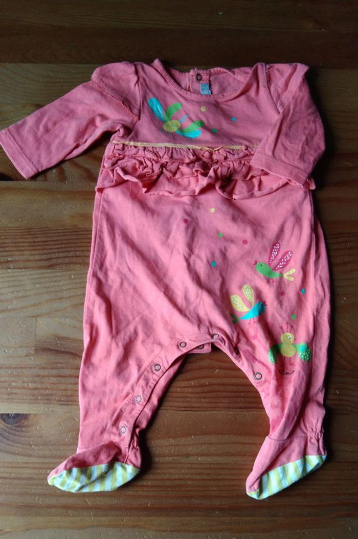 lot de 3  pyjamas léger - 1 mois - 53cm - photo numéro 3