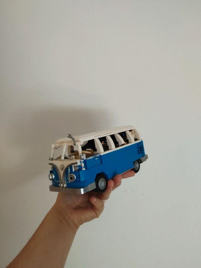 Lego Volkswagen VW combi bleu - photo numéro 1