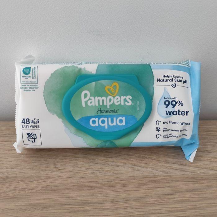 9 paquets de lingettes Pampres Aqua Harmonie - photo numéro 2