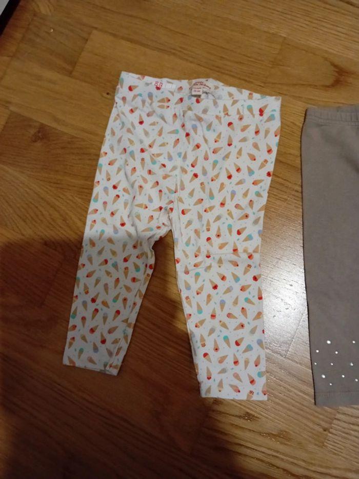 Lot 3 leggings 12 mois - photo numéro 3