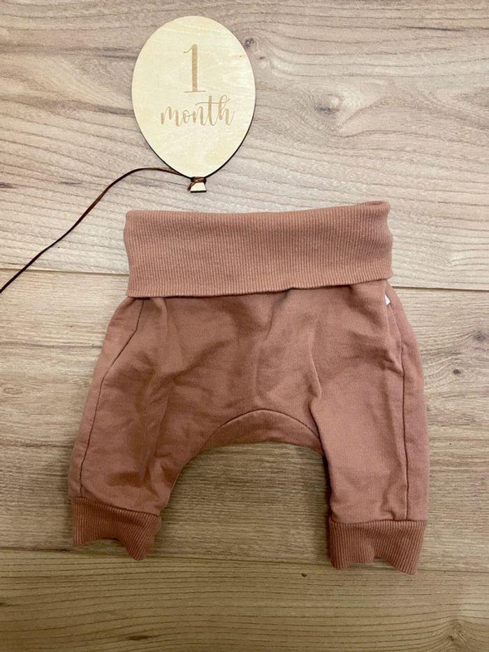 Pantalon marron élastique - photo numéro 1