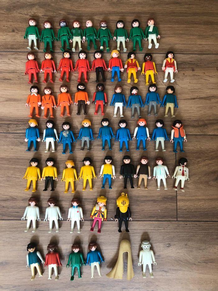 Lot de 55 Playmobil vintage 1974 - photo numéro 1