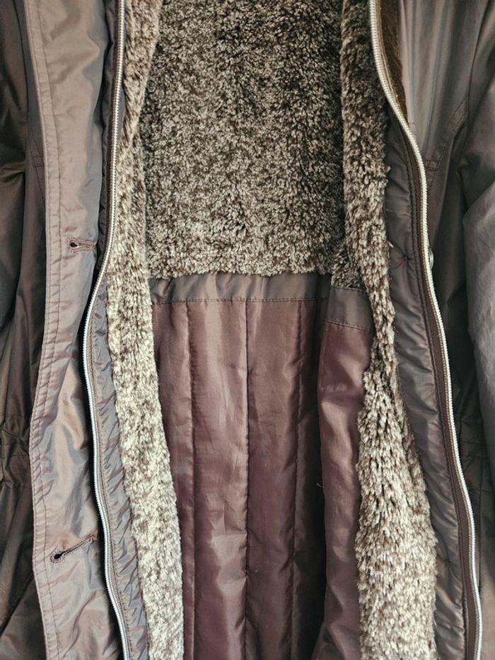 Manteau / parka avec fourrure marron Scottage - photo numéro 6