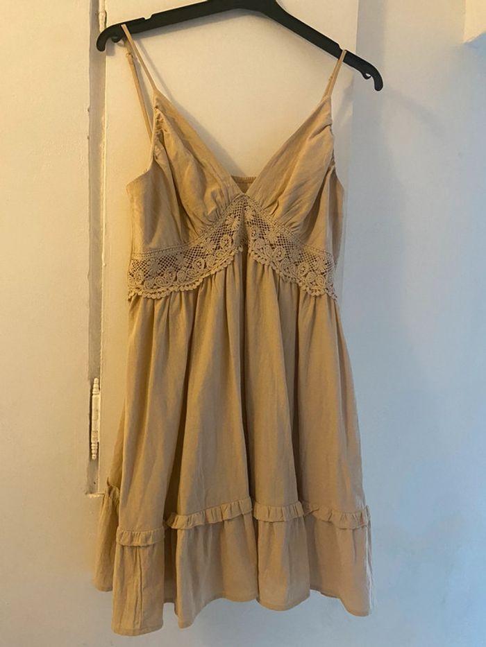 Robe été beige - photo numéro 1