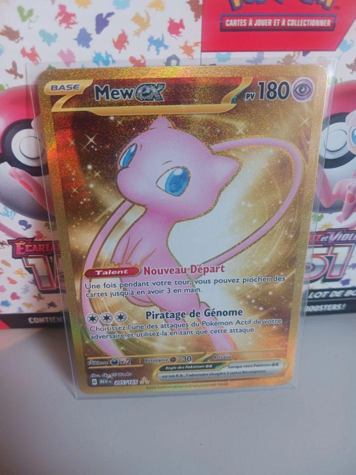 Carte pokémon Mew Gold mew 205/165 - photo numéro 1