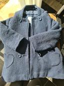 Manteau bleu marine fille 2 ans