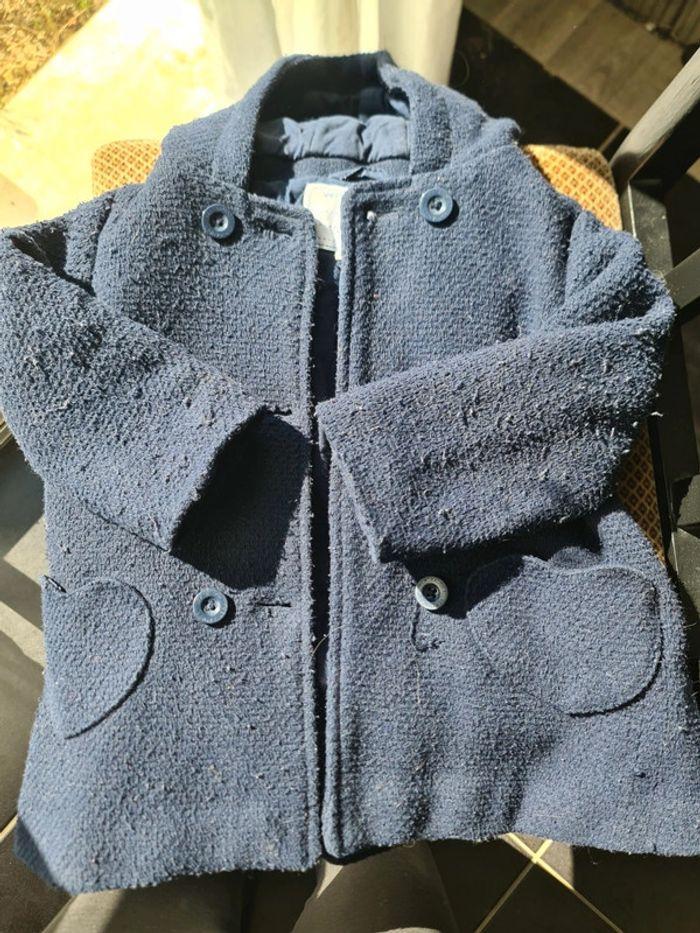 Manteau bleu marine fille 2 ans - photo numéro 1