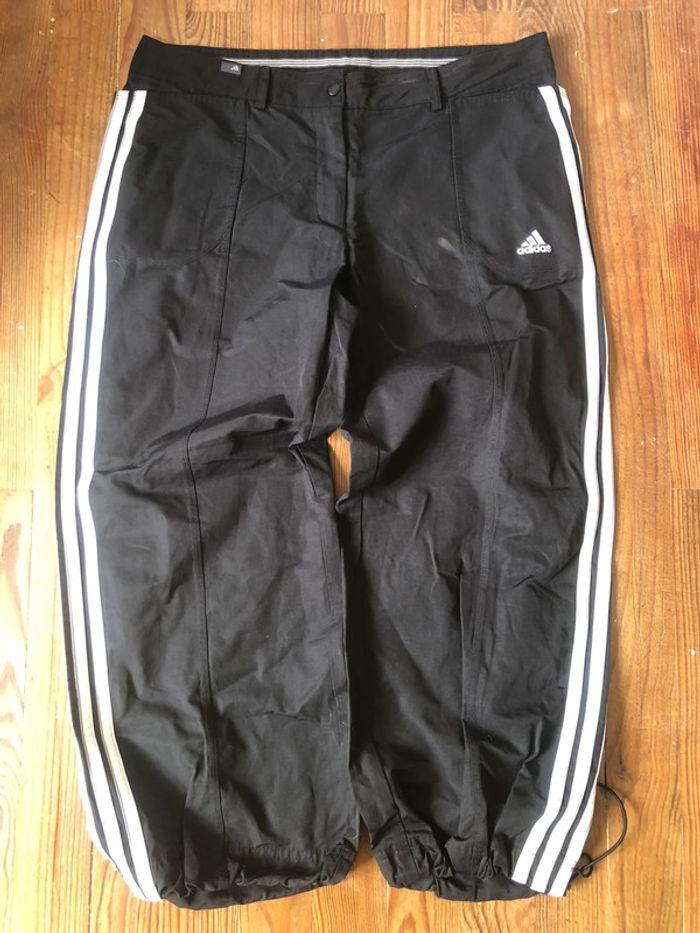 Jogging / Track Pant Adidas vintage Y2K noir et blanc XL FR42 - photo numéro 1