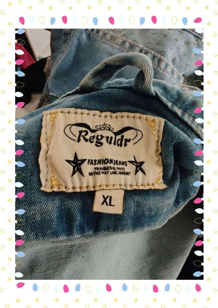 Veste jean fashion reguldr - photo numéro 3