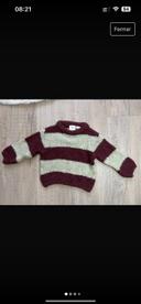 Pull chaud fille Zara 12 «mois