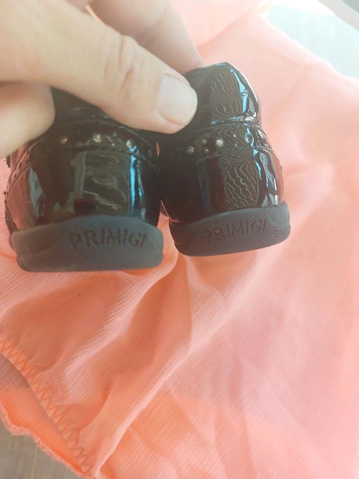 Chaussure premiers pas  bébé vernie noire - photo numéro 9