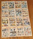 Lot 16 anciennes pages bd télé scoop journal de mickey