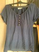 Tee-shirts bleu marine taille M C&A