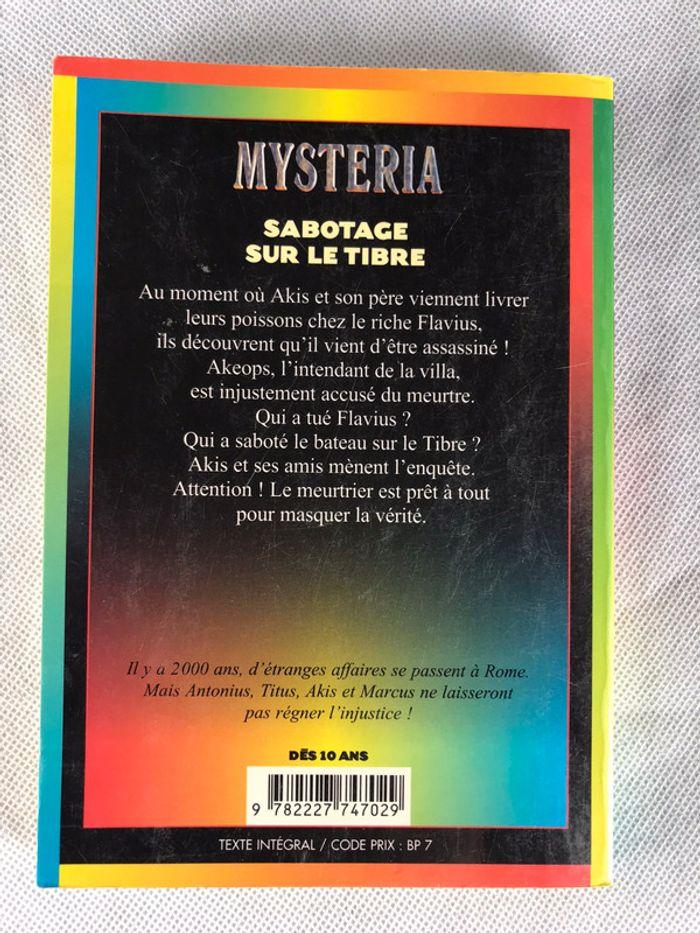 Mysteria. Sabotage sur le Tibre. A partir de 10 ans - photo numéro 2