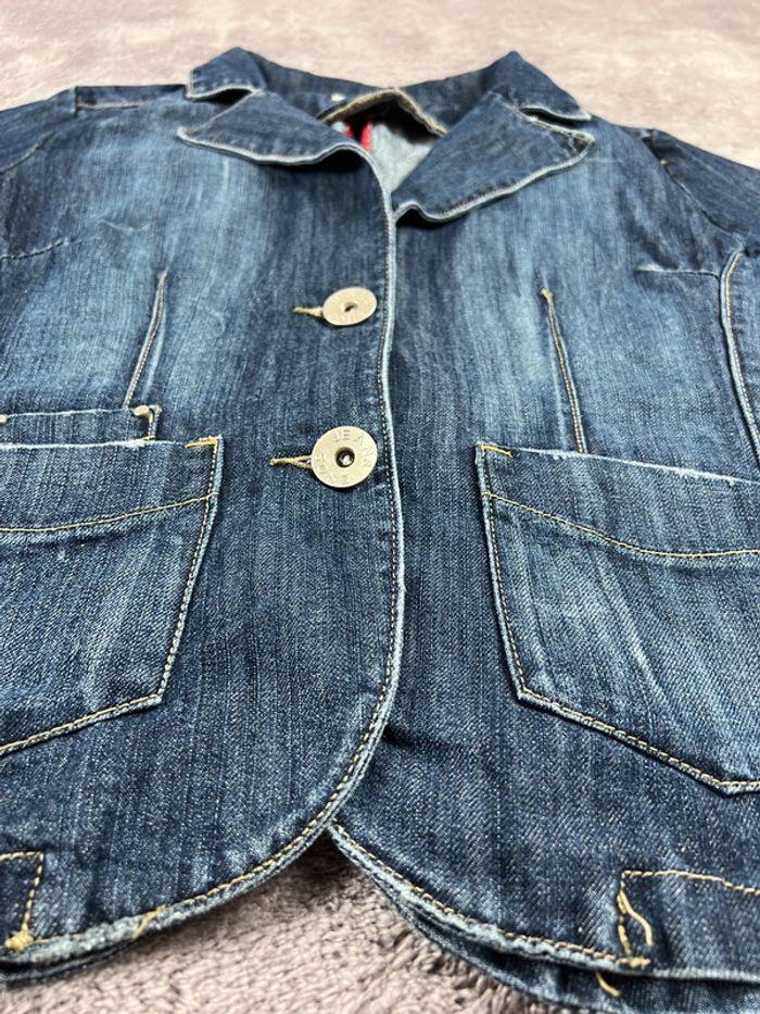 👕 Veste en Jeans vintage y2k Bleu Marine Taille XL 👕 - photo numéro 10