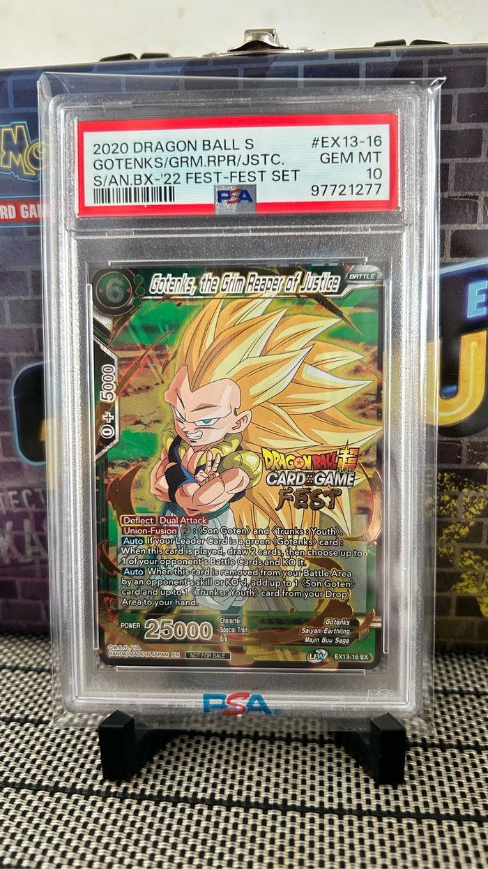 Dragon ball S Gotenks Ex 13-16 PSA 10