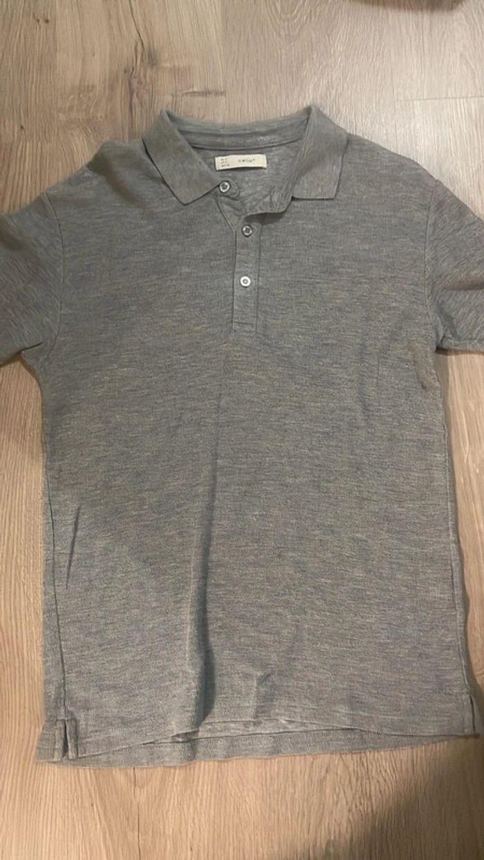 Polo celio gris très bon état  S - photo numéro 1