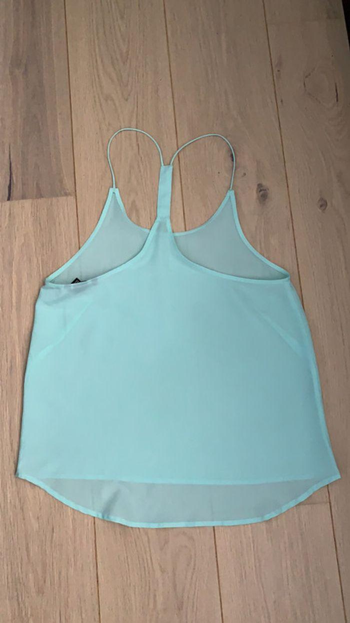 Débardeur H&M bleu vert pastel - photo numéro 2