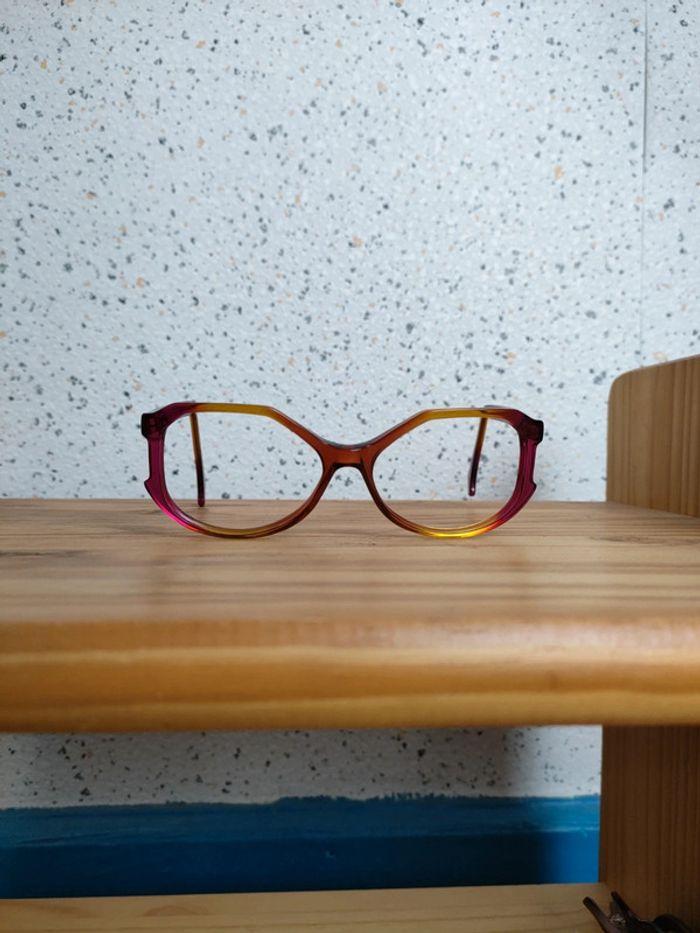 Lunettes originale orange et rose monture plastique - photo numéro 2