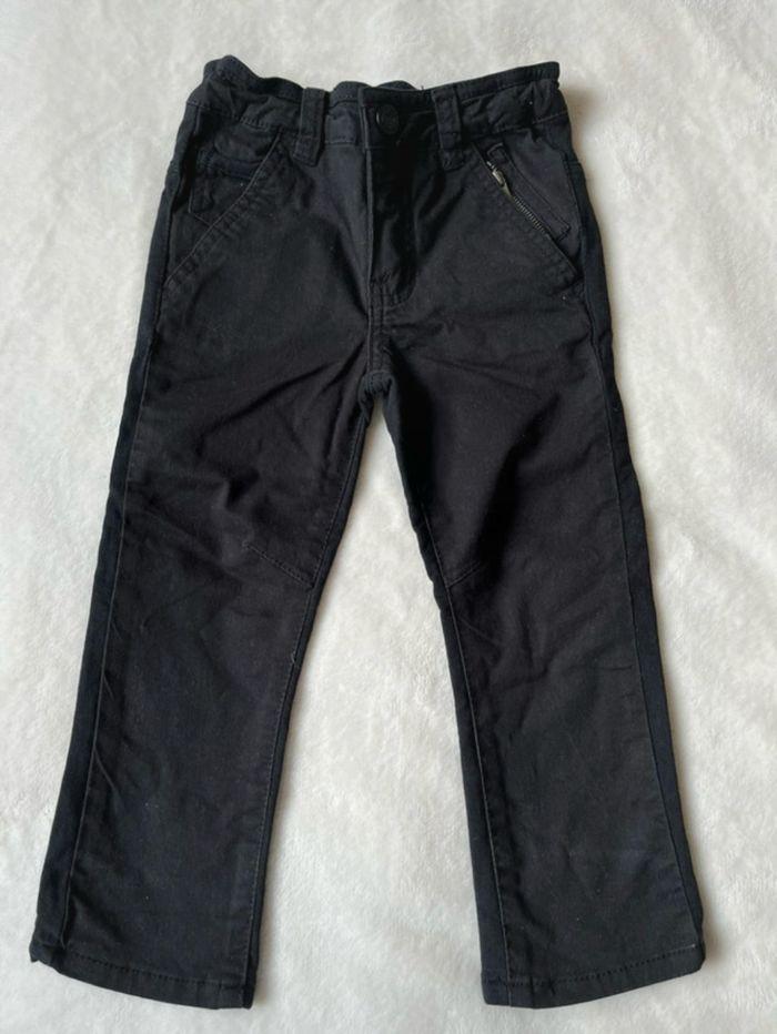 Pantalon noir réglable  2 ans garçon - photo numéro 1