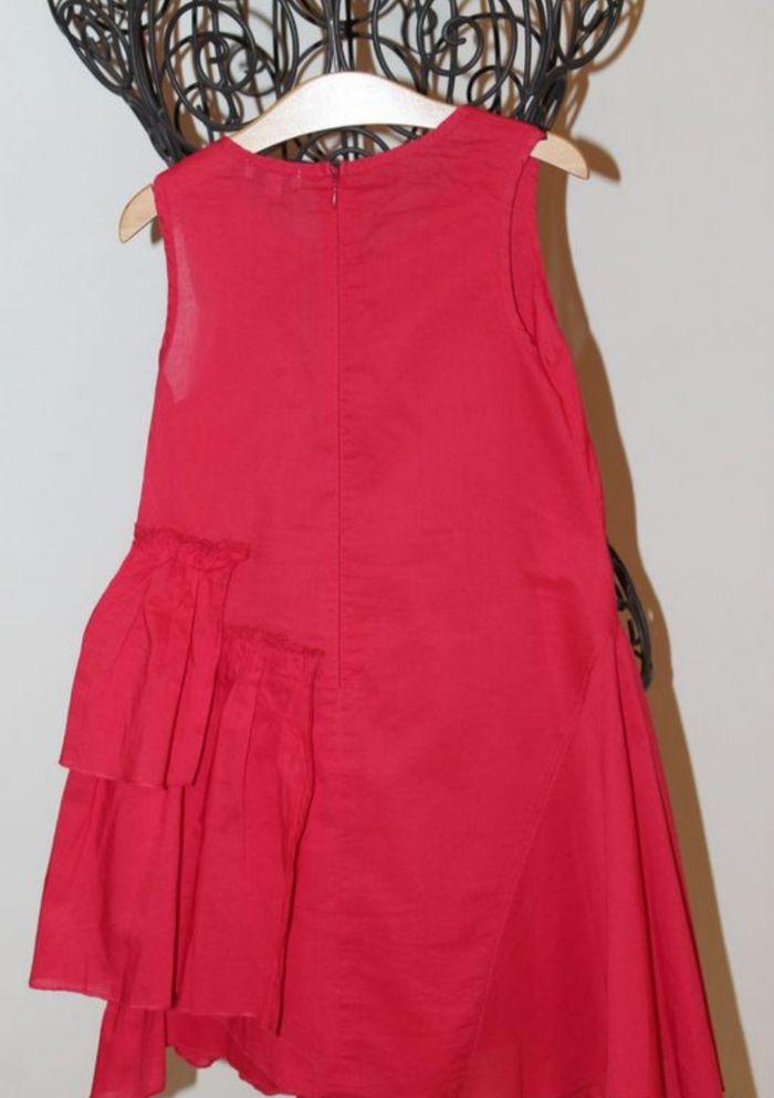 Robe Eliane et lena rouge originale 5 ans TBE - photo numéro 3