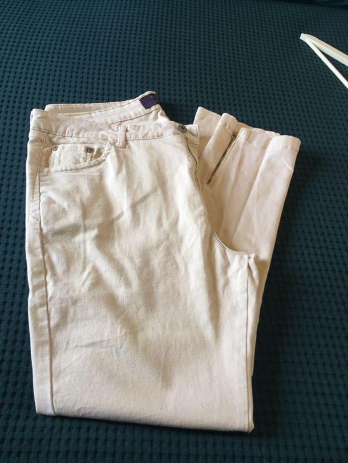 Pantalon beige Violeta - photo numéro 1