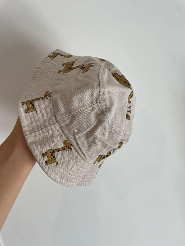 Chapeau bébé beige motif girafe - photo numéro 7