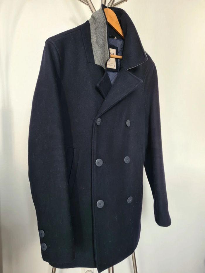 Manteau 3/4 Caban Homme Bleu Marine S - photo numéro 5