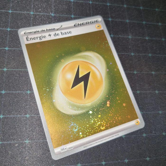 Carte Pokémon Energie Reverse Electrique +SWIRL 004 Ecarlate et Violet 3.5 151