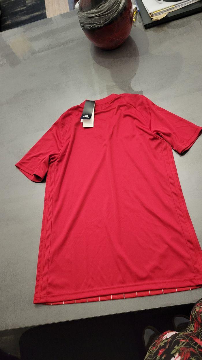 Tee shirt foot adidas rouge taille M - photo numéro 3