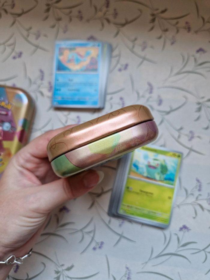 Lot 2 mini tins + carte sans doubles pokemon - photo numéro 11