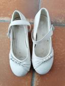 Chaussures fille habillées mariage fête baptême blanche