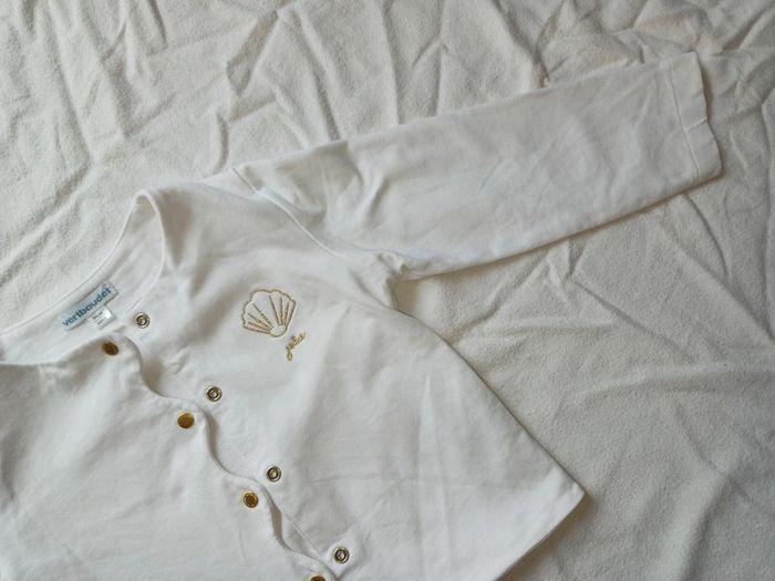 Gilet blanc de cérémonie taille 3 ans - photo numéro 5