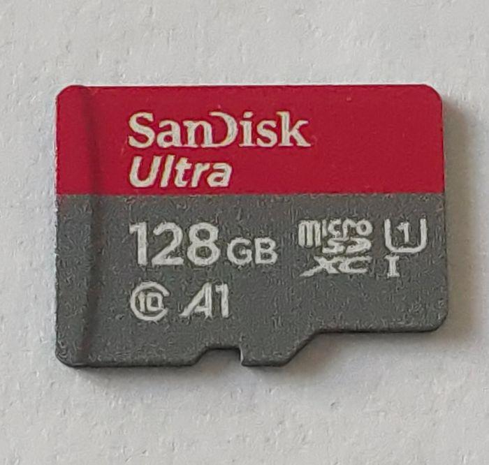 Carte micro SD SanDisk Ultra 128go - photo numéro 1