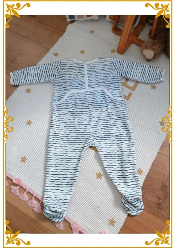 Pyjama velours petit bateau 12 mois - photo numéro 4