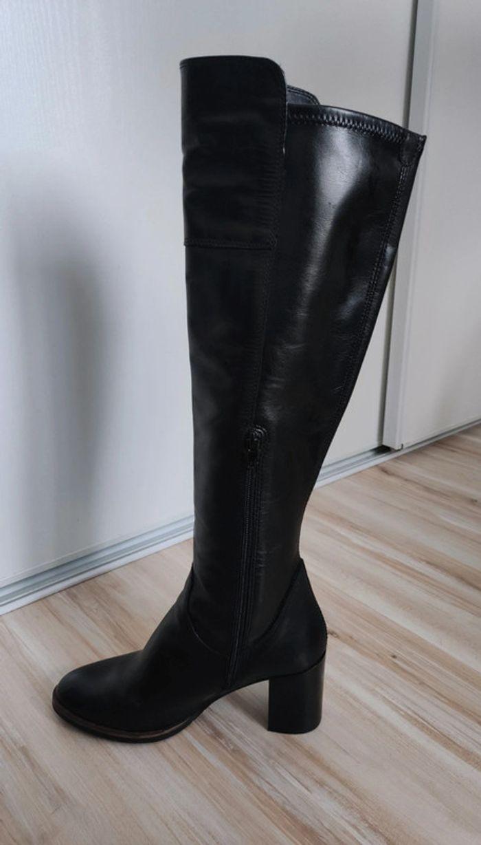 Bottes noires hautes Tamaris pointure 39 - photo numéro 7