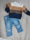 Ensemble pull jeans