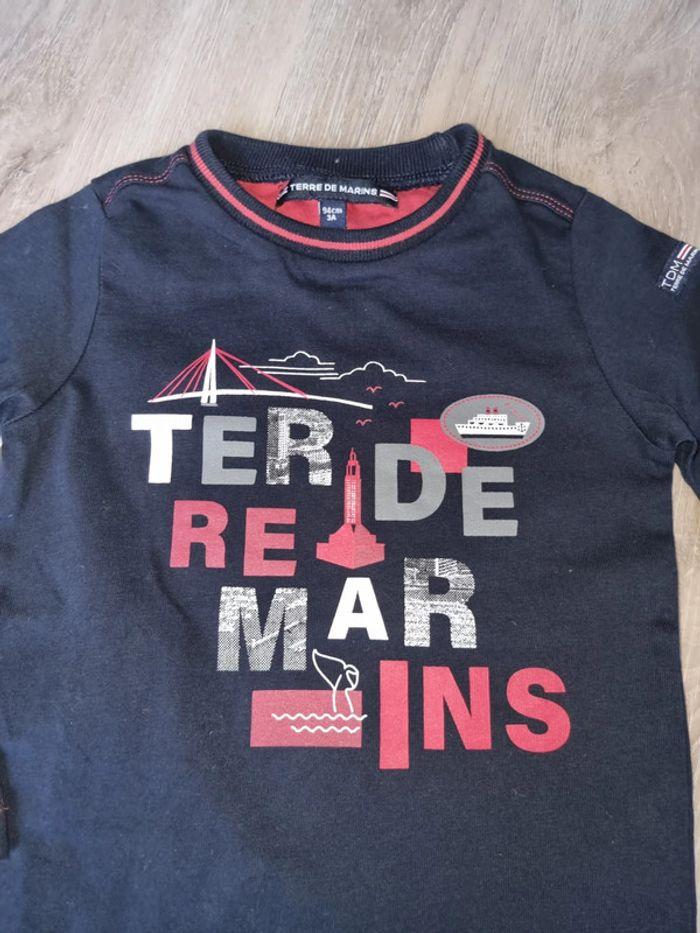 Très beau t-shirt Terre de Marins 3 ans🐋 - photo numéro 2