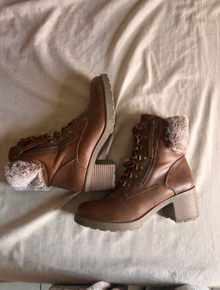 Mi-bottes femme pour hiver - photo numéro 2