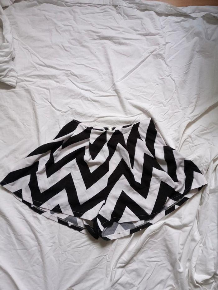 Short ample zigzag motif géométrique - photo numéro 1